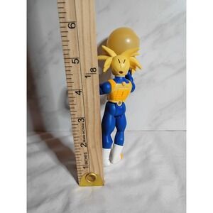 Vintage 2001 Dragon Ball Z Super Saiyan Trunks Action Figure with Energy Blast